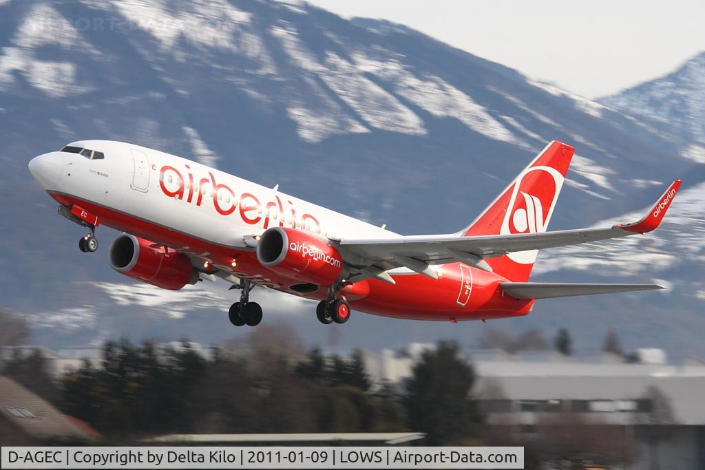 D-AGEC, 2009 Boeing 737-76J C/N 36118, AB Air Berlin