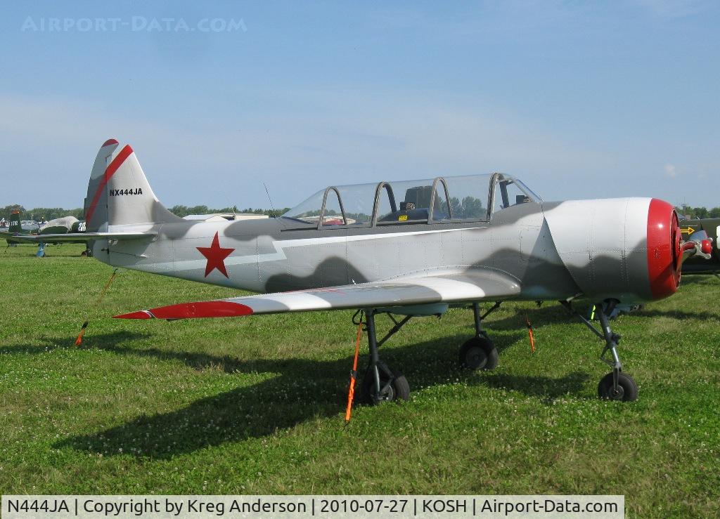 N444JA, 1993 Yakovlev (Aerostar) Yak-52 C/N 9311613, EAA AirVenture 2010