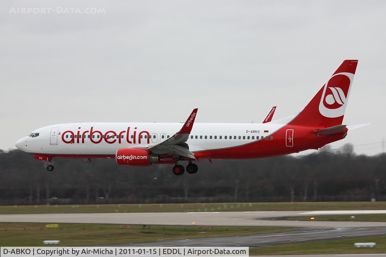D-ABKO, 2010 Boeing 737-86J C/N 37757, Air Berlin