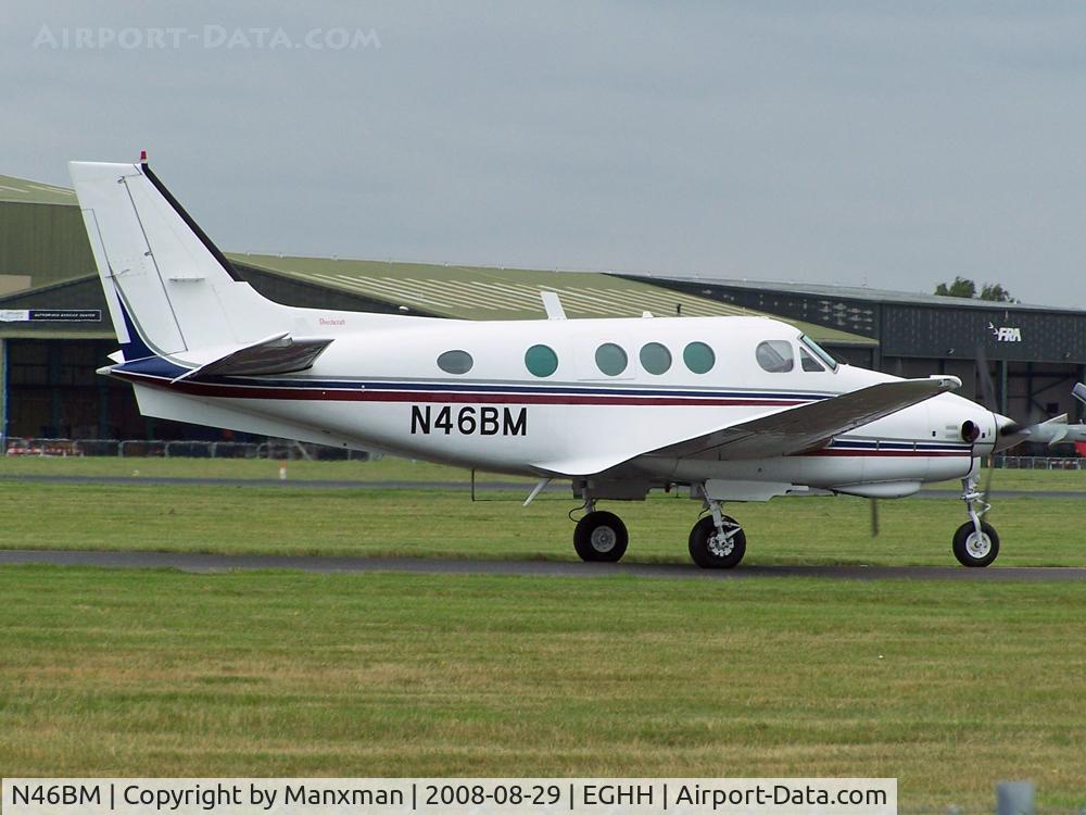 N46BM, 1978 Beech E90 King Air C/N LW-198, Taxiing in at BOH