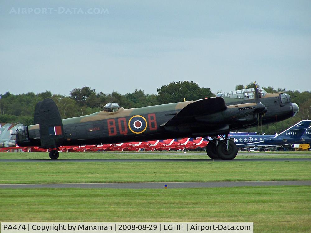 PA474, 1945 Avro 683 Lancaster B1 C/N VACH0052/D2973, The BBMF Lancaster backtracks prior to take off