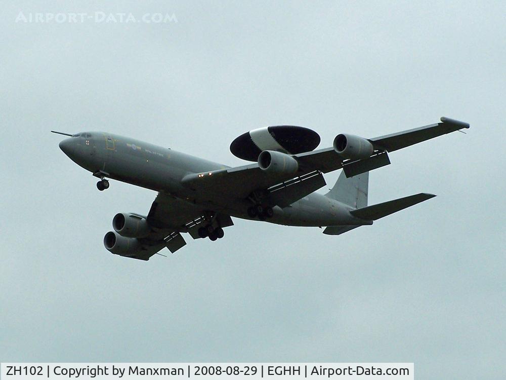 ZH102, 1990 Boeing E-3D Sentry AEW.1 C/N 24110, RAF Waddington E-3D Senrty ZH102 makes a flypast of BOH for the FRA families day. Another treat only for those at the airport