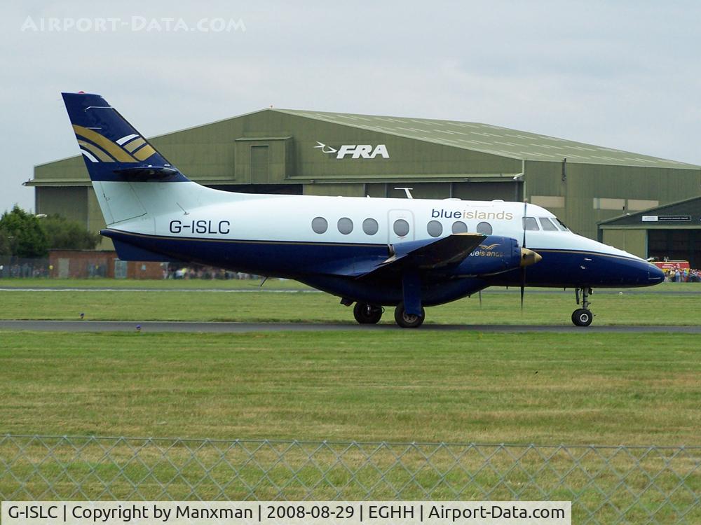 G-ISLC, 1989 British Aerospace BAe-3201 Jetstream 31 C/N 873, Blue Islands J32 G-ISLC departs