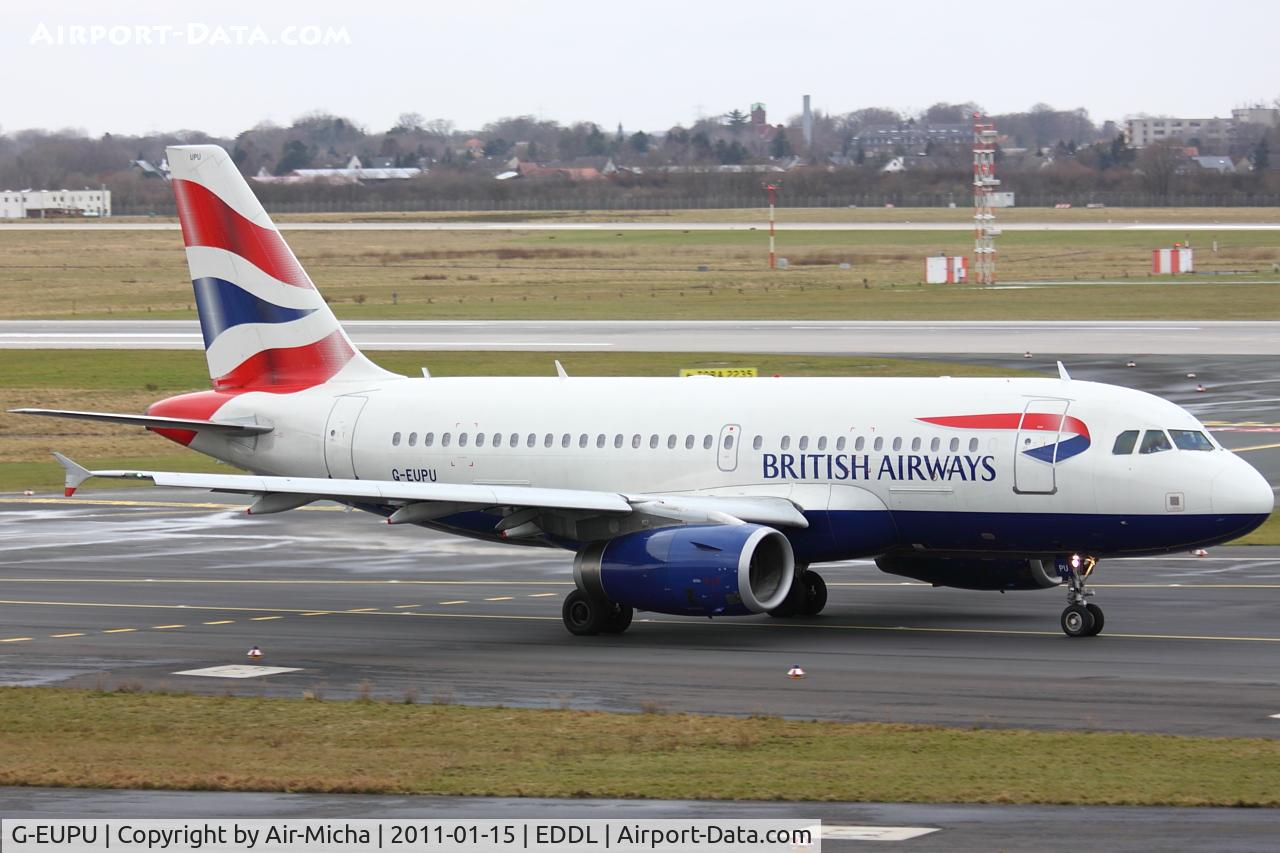 G-EUPU, 2000 Airbus A319-131 C/N 1384, British Airways