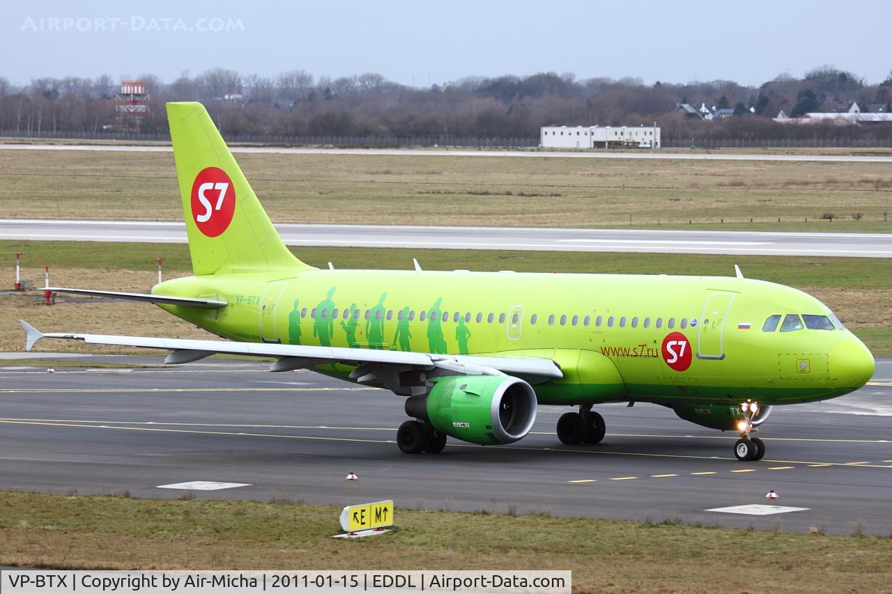 VP-BTX, 1999 Airbus A319-114 C/N 1091, S7 Airlines