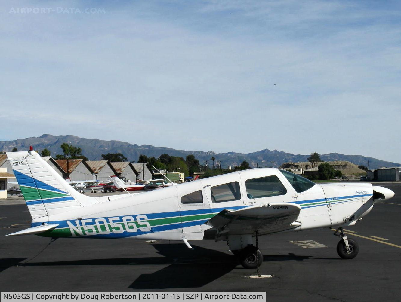 N505GS, 1977 Piper PA-28-181 C/N 28-7890275, 1977 Piper PA-28-181 ARCHER III, Lycoming O&VO-360 180 Hp