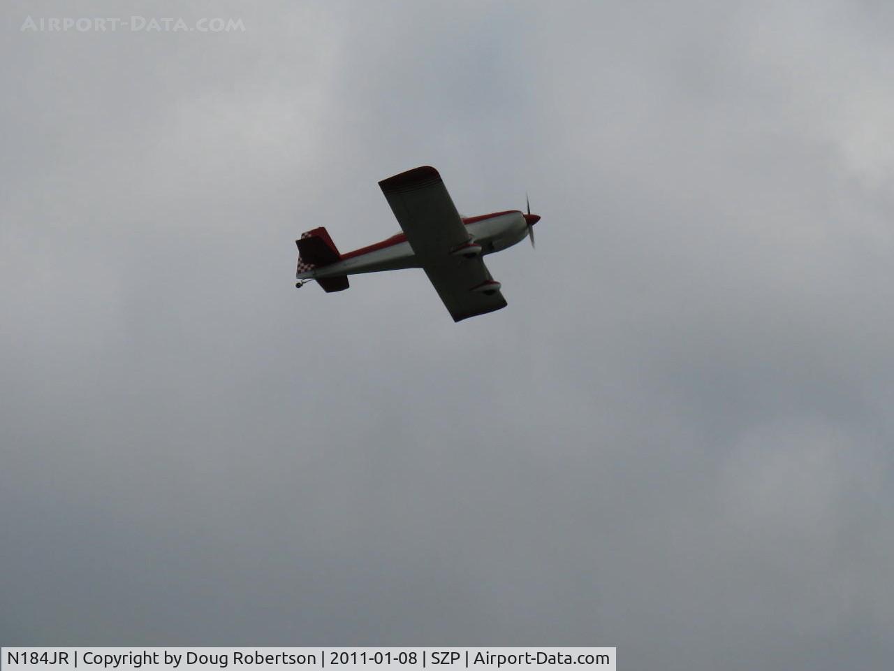 N184JR, 2001 Vans RV-8 C/N 81166, 2001 Rausch VAN's RV-8, Lycoming IO-360-A&C 200 Hp, takeoff climb Rwy 22