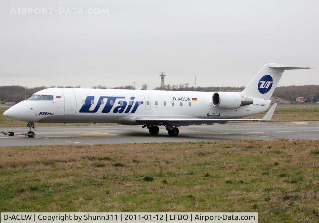 D-ACLW, 1996 Canadair CRJ-200LR (CL-600-2B19) C/N 7114, Trackted at the General Aviation area after painted @ AFI... To be re-registered as VQ-BGH...
