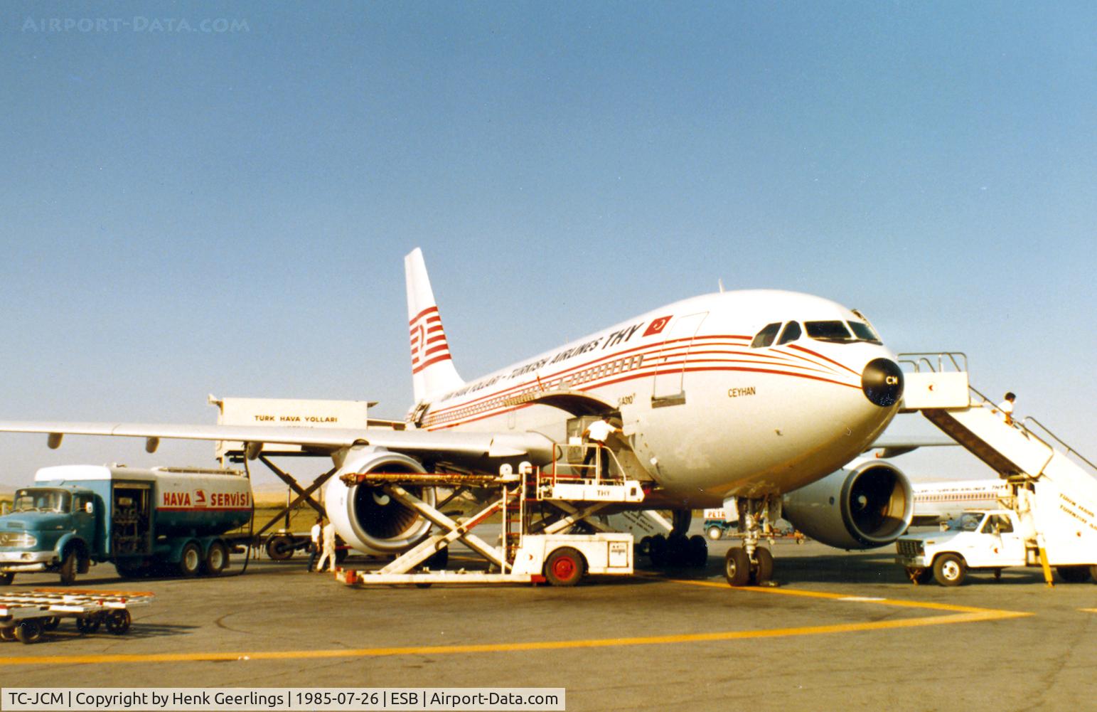 TC-JCM, 1985 Airbus A310-203 C/N 375, Turkish Airlines at Ankara