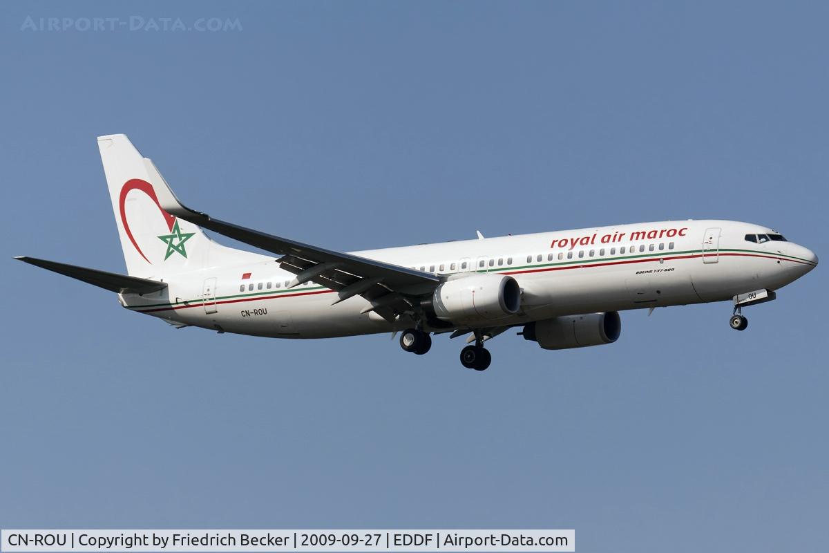 CN-ROU, 2009 Boeing 737-8B6 C/N 33069, on final RW07R