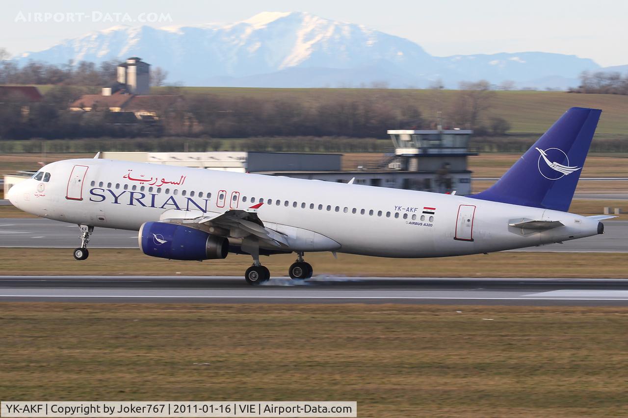 YK-AKF, 1999 Airbus A320-232 C/N 1117, Syrian Airlines