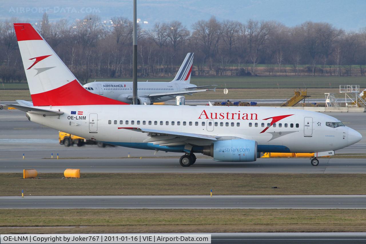 OE-LNM, 2000 Boeing 737-6Z9 C/N 30138, Austrian Airlines
