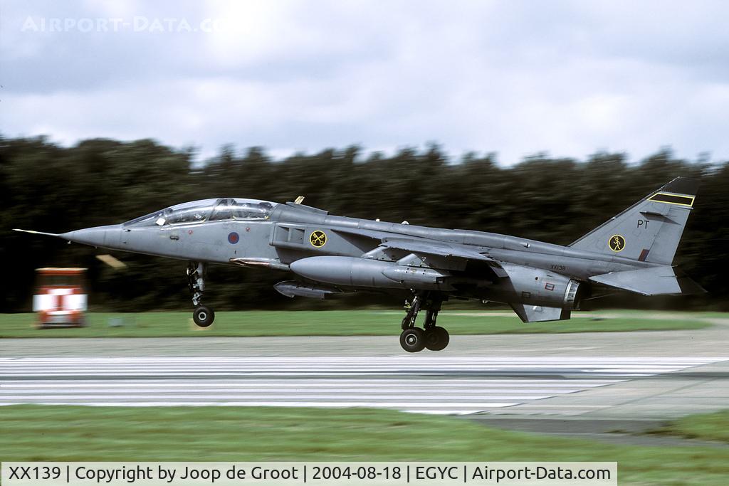 XX139, 1973 Sepecat Jaguar T.4 C/N B.4, last year of Jaguar operations out of Coltishall.