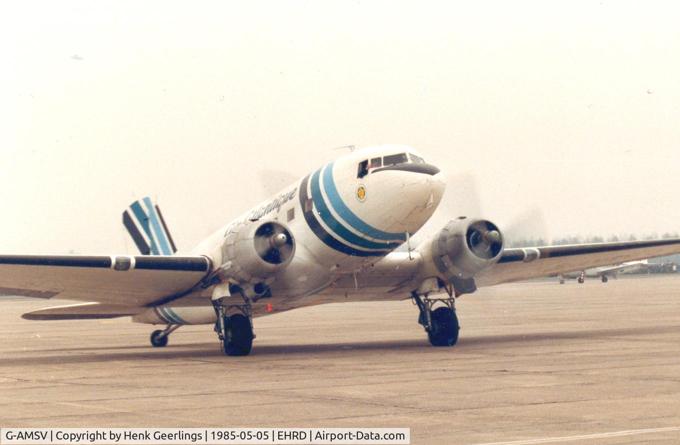 G-AMSV, 1944 Douglas DC-3A-467 (C-47B) C/N 16072, Air Atlantique C47B at Rotterdam