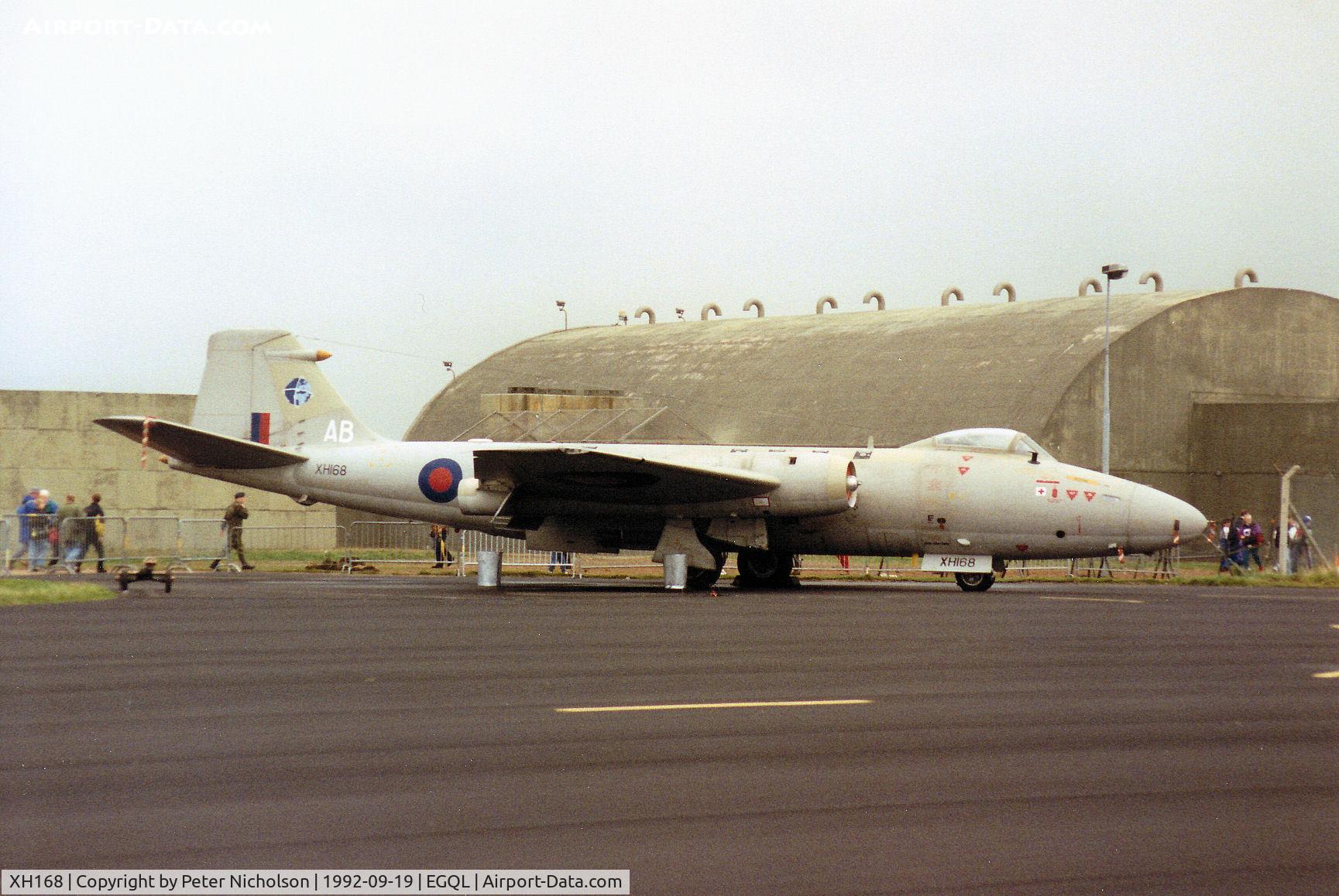 XH168, 1960 English Electric Canberra PR.9 C/N SH1732, Canberra PR.9 of 39(1 PRU) Squadron at RAF Wyton on display at the 1992 RAF Leuchars Airshow.