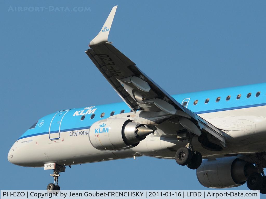 PH-EZO, 2010 Embraer 190LR (ERJ-190-100LR) C/N 19000345, KLM1315AMS/BOD
