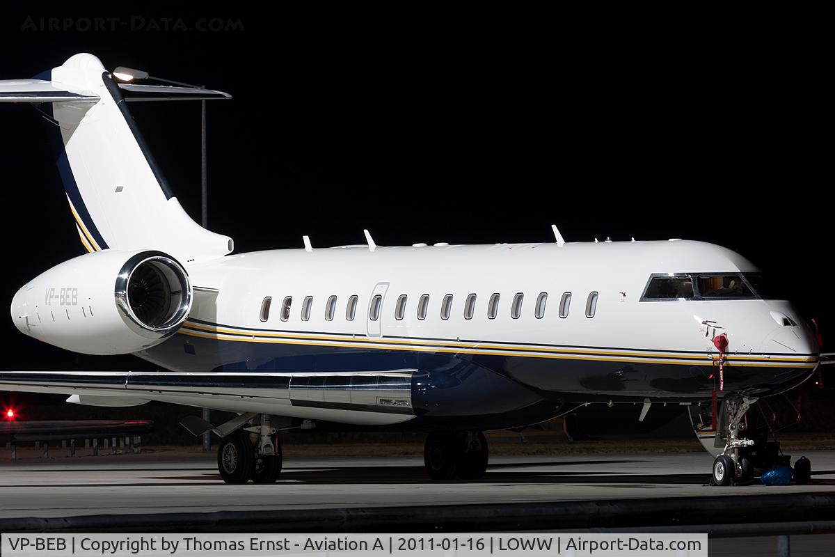 VP-BEB, 2009 Bombardier BD-700-1A10 Global Express XRS C/N 9369, VP-BEB Global Express XRS
