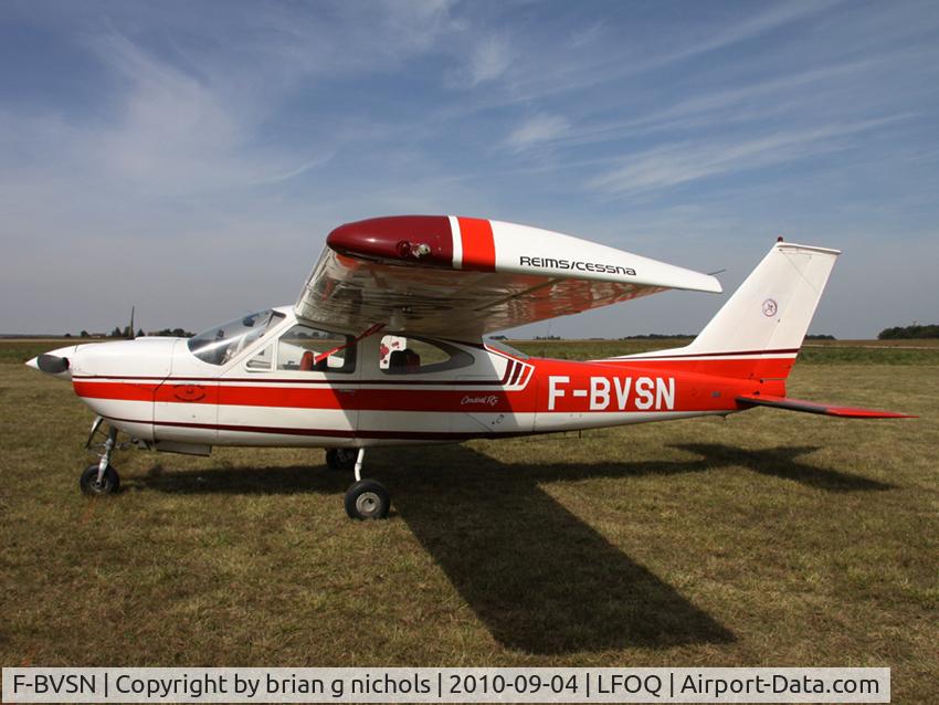 F-BVSN, Reims F177RG Cardinal RG C/N 0102, Canx from UK register 05 Dec 1977 as not imported.  Became F-BVSN and still current. Attended ULM Salon Blois 2010