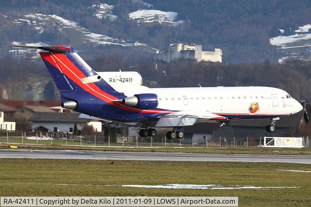 RA-42411, 1992 Yakovlev Yak-42D C/N 4520421219043, RSJ - RusJet