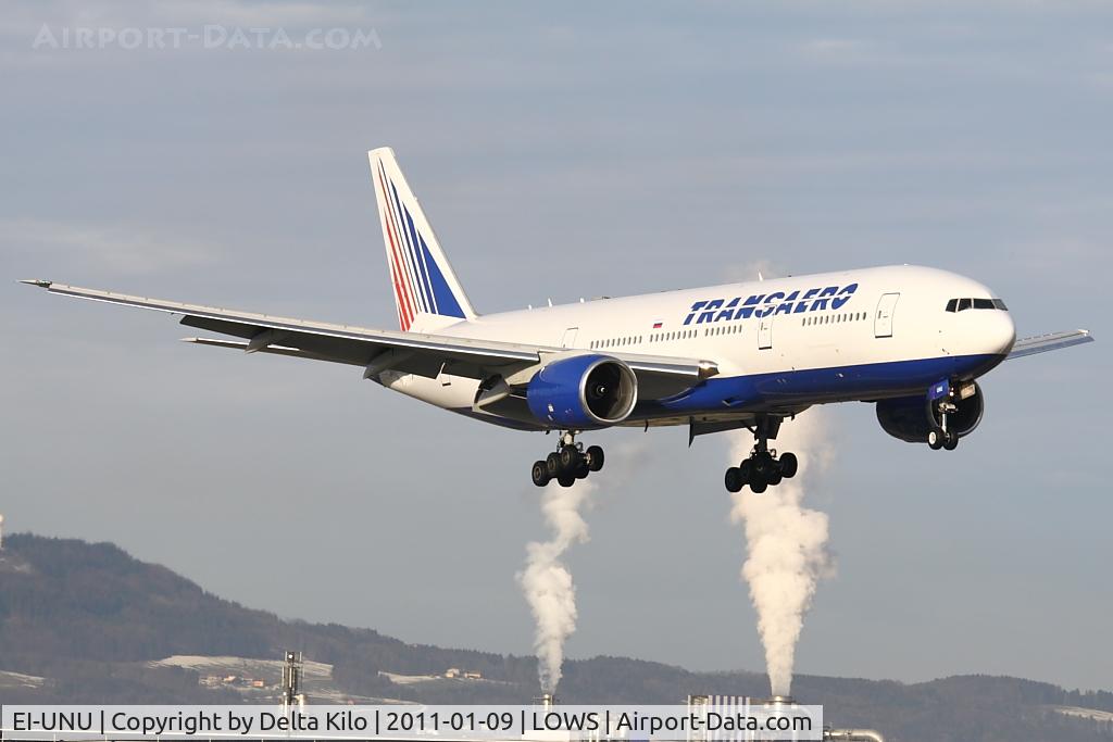 EI-UNU, 1998 Boeing 777-212/ER C/N 28998, TSO [UN] Transaero Airlines