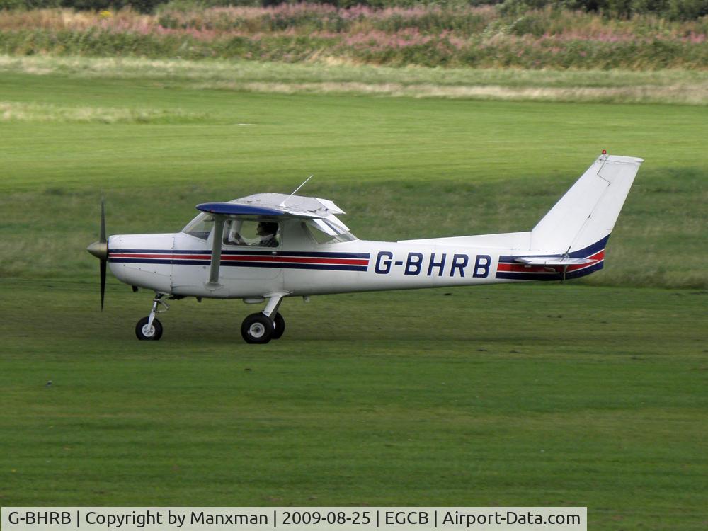 G-BHRB, 1980 Reims F152 C/N 1707, Cessna 152 landing at Barton