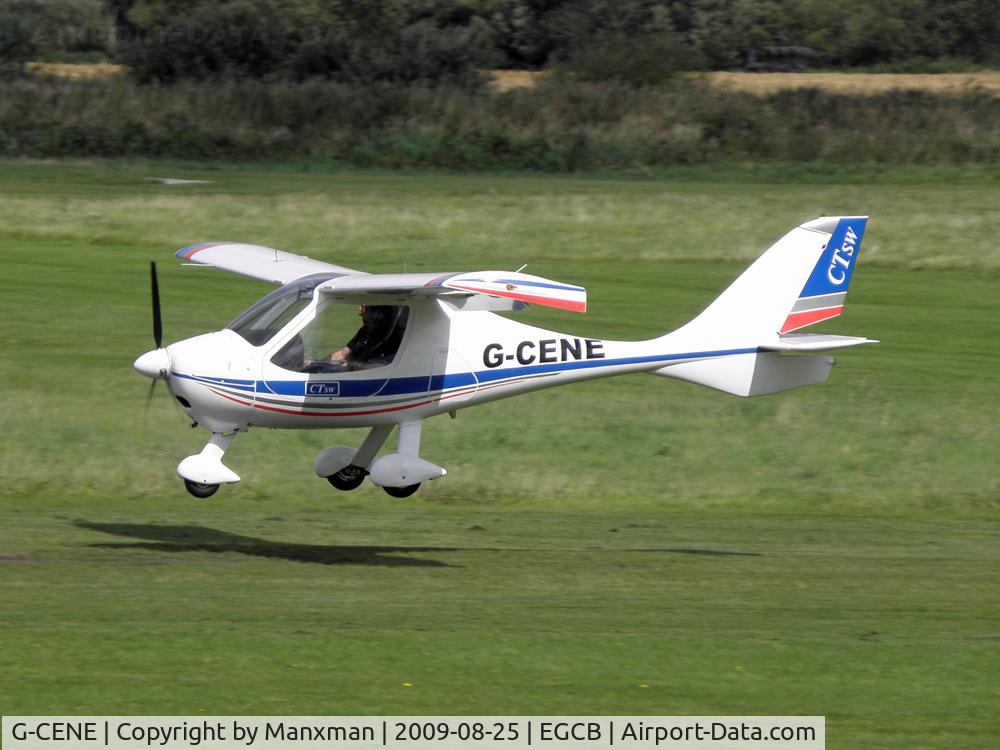 G-CENE, 2007 Flight Design CTSW C/N 8273, G-CENE landing