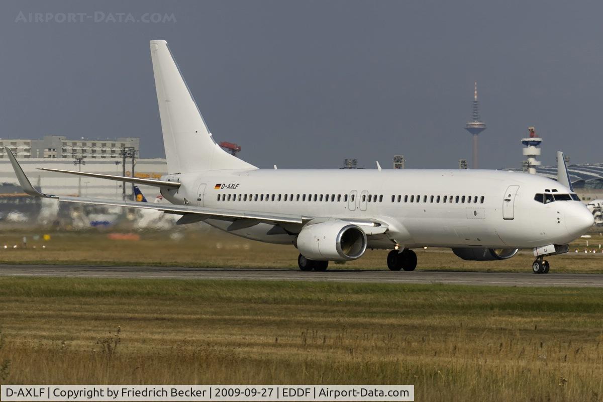 D-AXLF, 1998 Boeing 737-8Q8 C/N 28218, departing via RW18W
