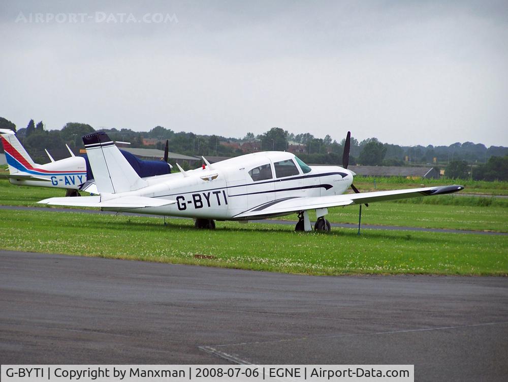 G-BYTI, 1963 Piper PA-24-250 Comanche C/N 24-3489, Parked at Gamston