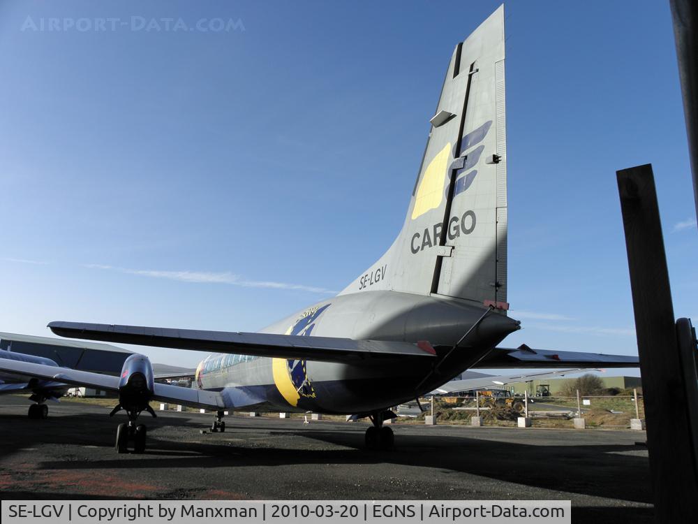 SE-LGV, 1991 British Aerospace ATP C/N 2034, Stored at IOM since early 2010. Sat alongside SE-MAI