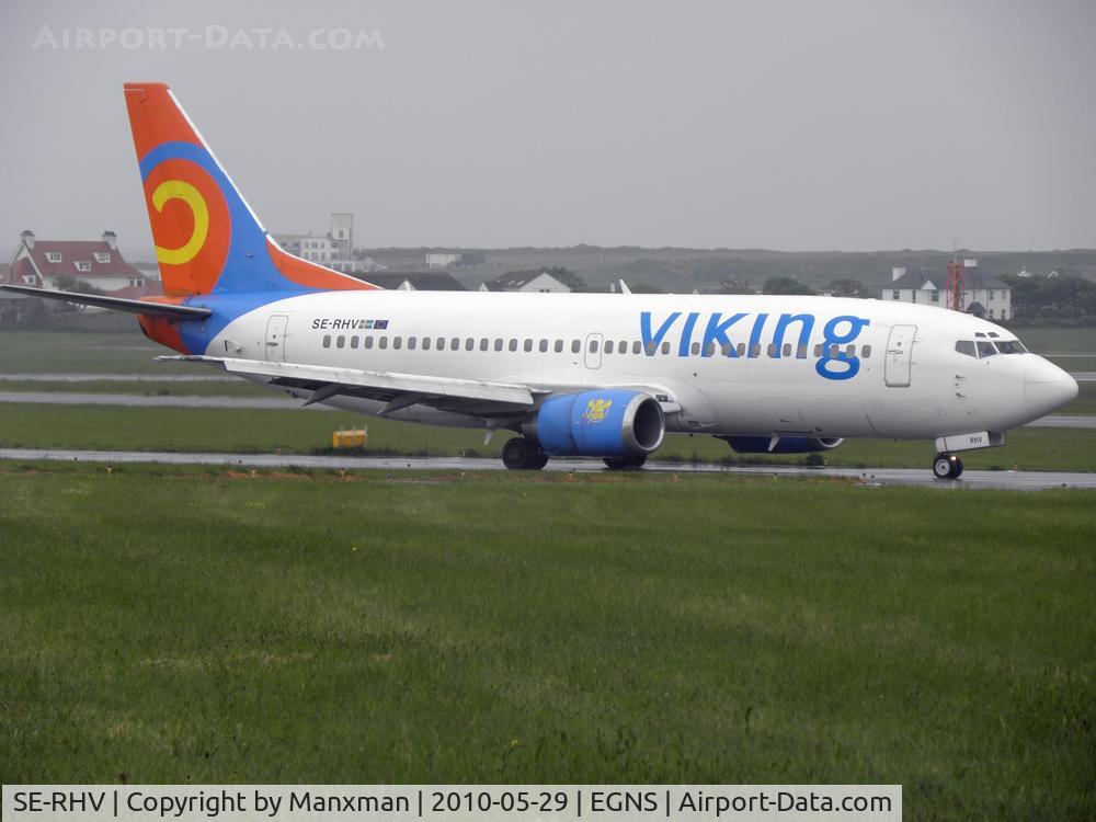 SE-RHV, 1997 Boeing 737-36N C/N 28567, Viking 737 SE-RHV departs. Viking were regular on charter flughts prior to going bust