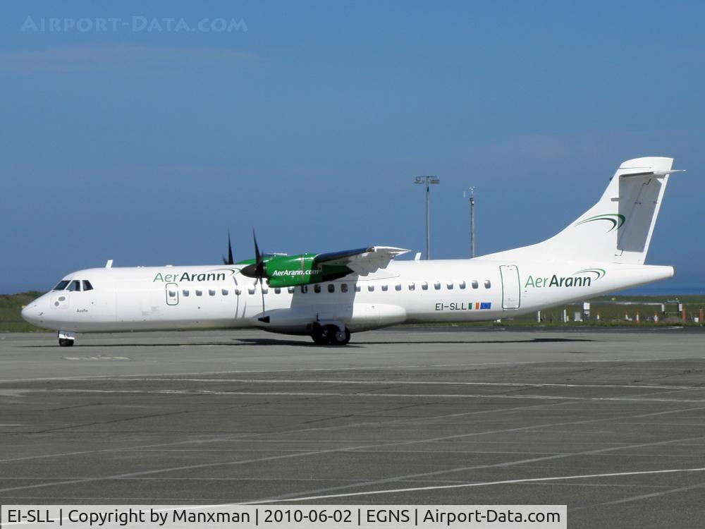 EI-SLL, 1994 ATR 72-212 C/N 387, Aer Arann (Air Contractors) ATR72 taxies in