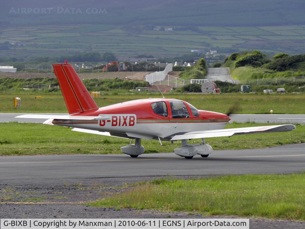 G-BIXB, 1981 Socata TB-9 Tampico C/N 208, SOCATA Tampico G-BIXB departs