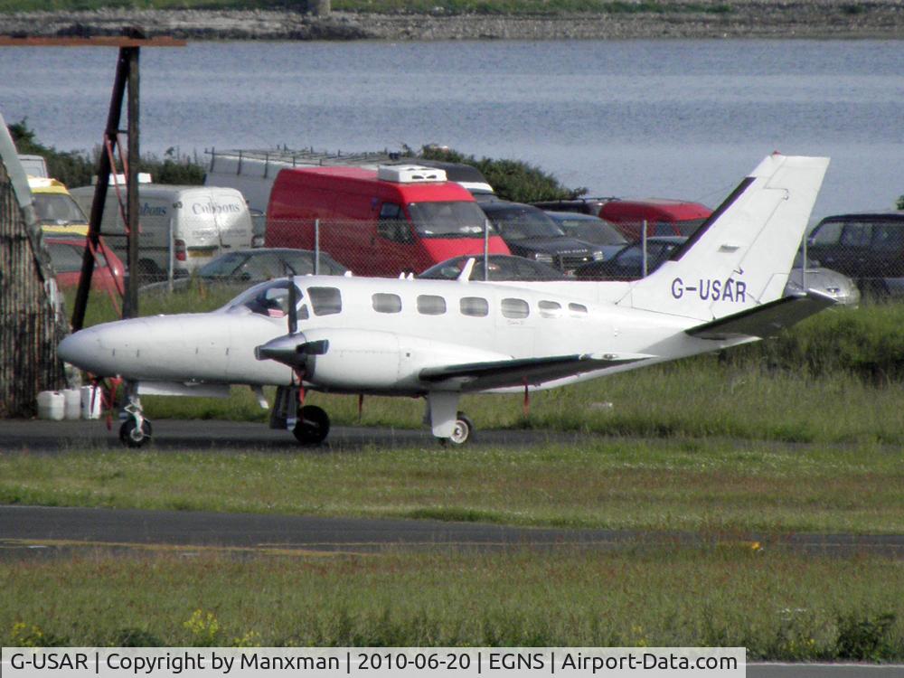 G-USAR, 1985 Cessna 441 Conquest II C/N 441-0355, Parked at the Aeroclub