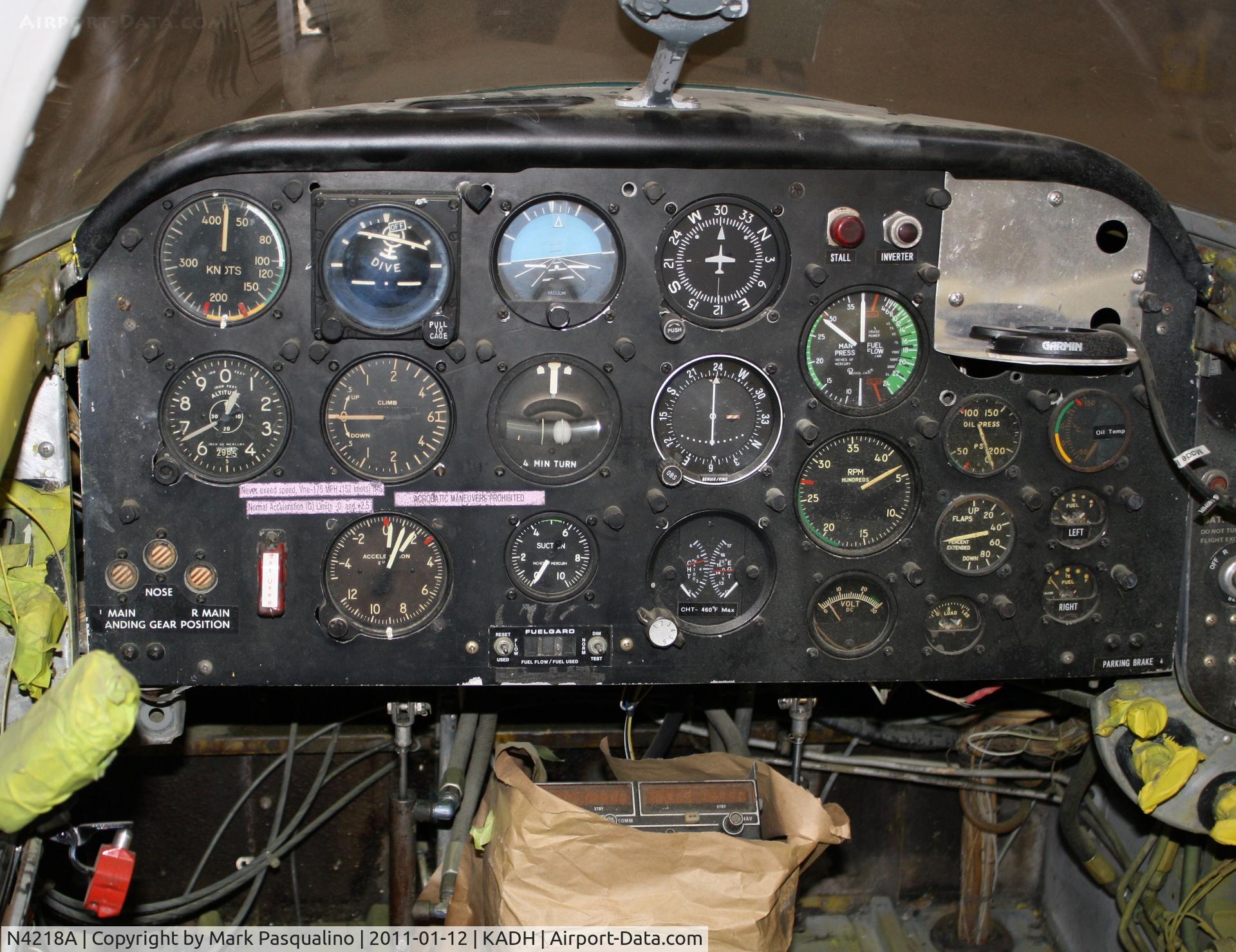 N4218A, 1952 Beech (CCF) T-34A (A45) Mentor C/N CCF34-44, Beech T-34A