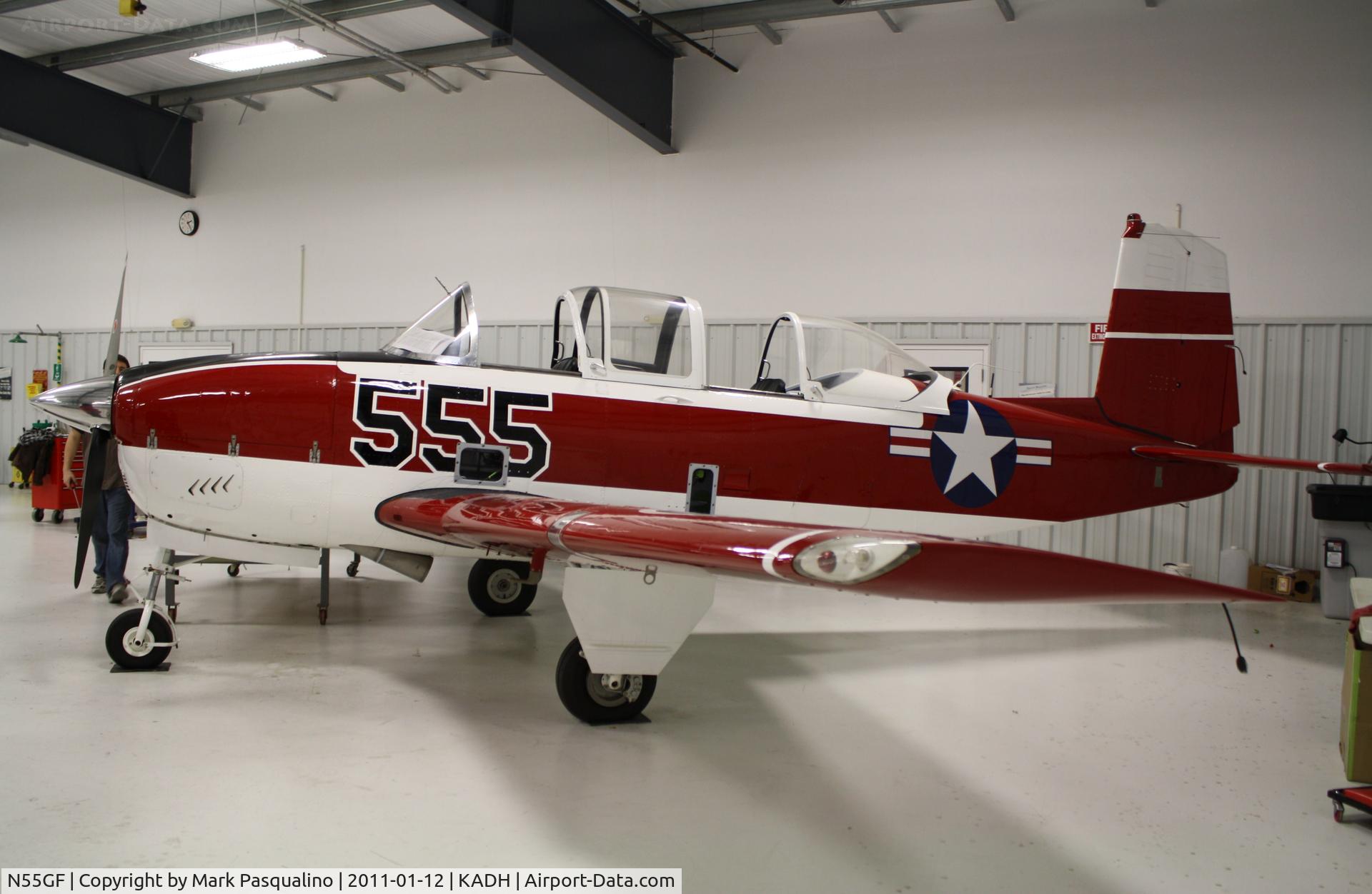 N55GF, Beech (Fuji) T-34A (B45) Mentor C/N FM-88, Beech T-34
