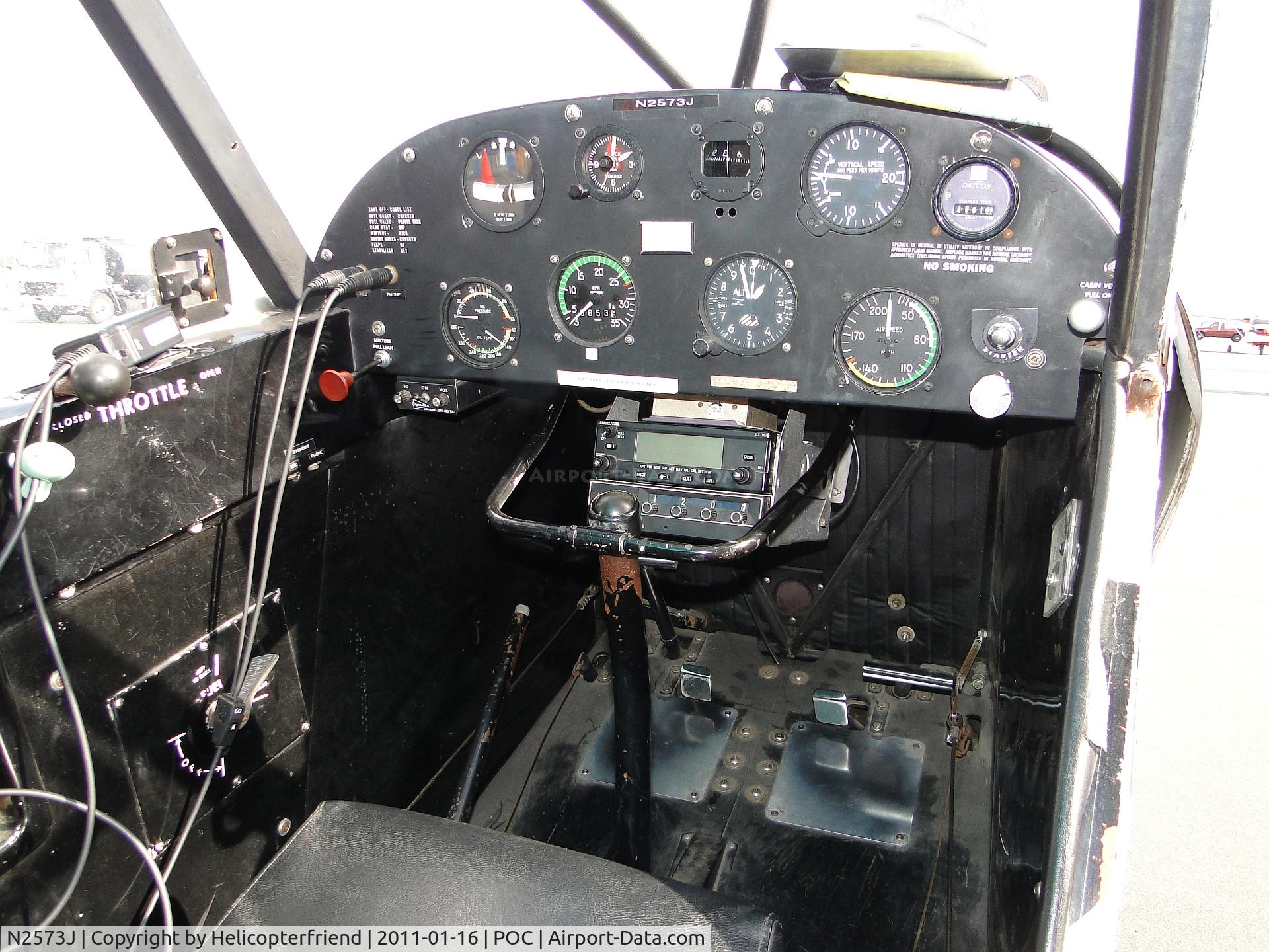 N2573J, 1979 Piper PA-18-150 Super Cub C/N 18-7909132, Cockpit area