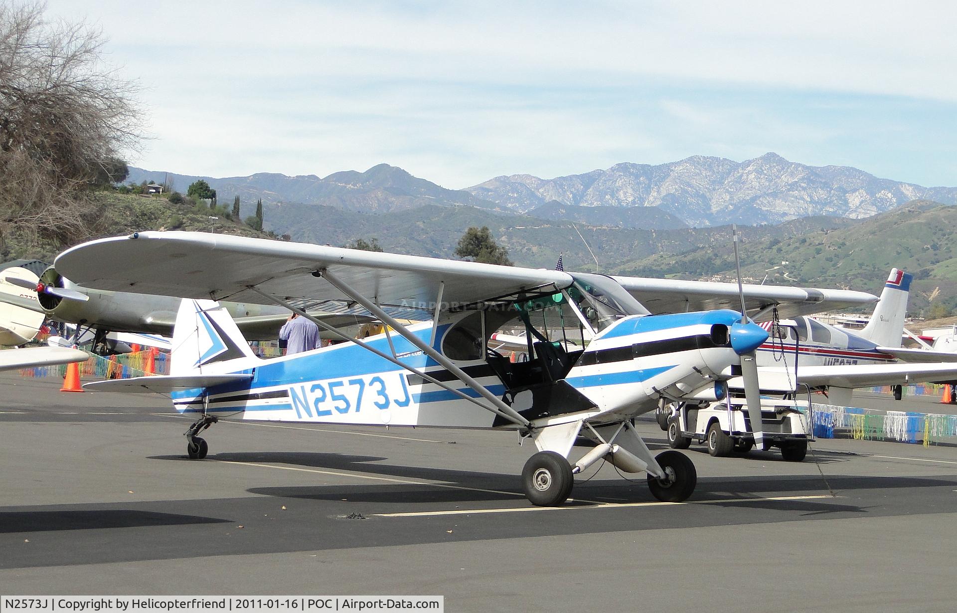 N2573J, 1979 Piper PA-18-150 Super Cub C/N 18-7909132, Set up for static display