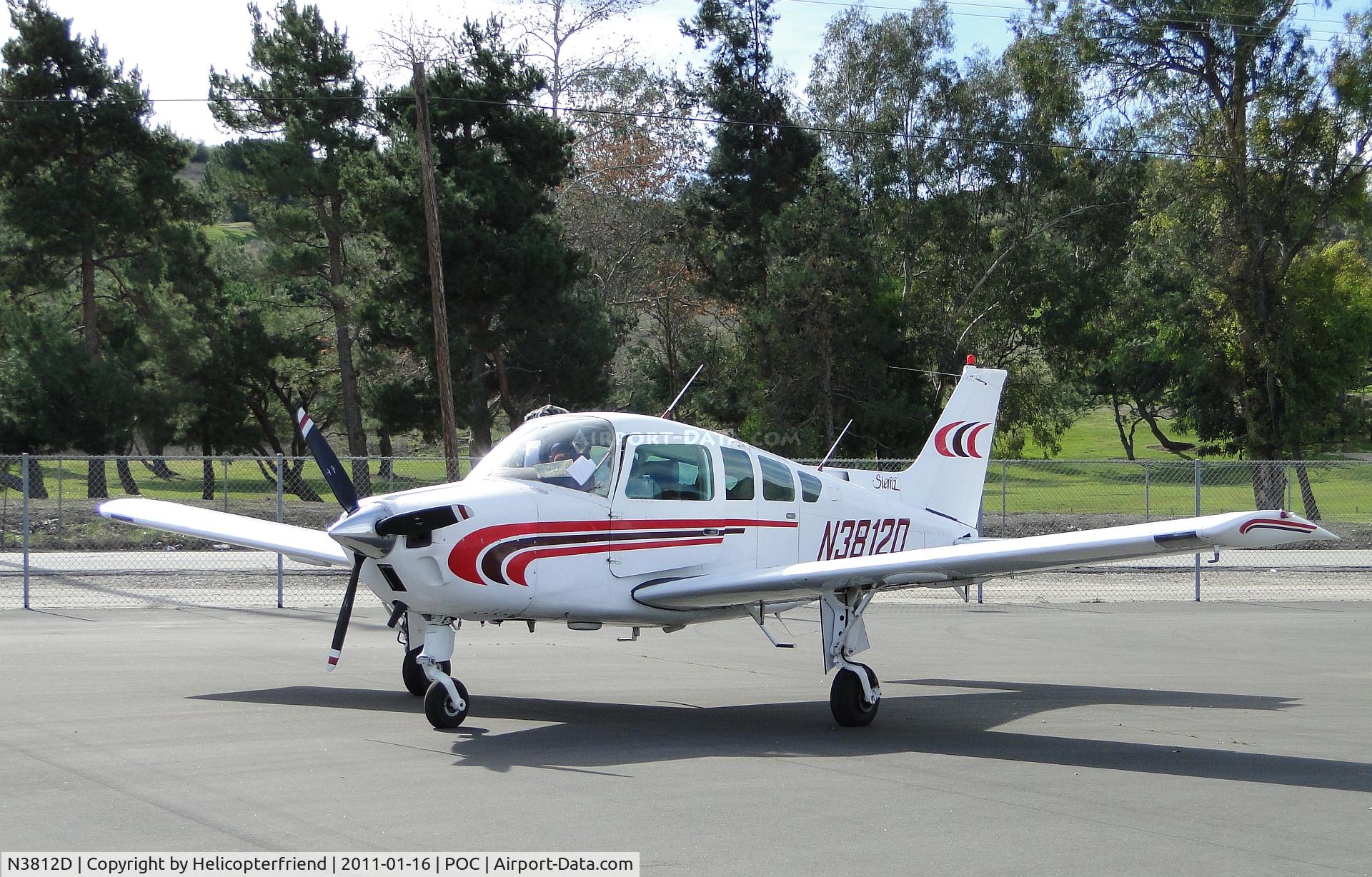 N3812D, 1981 Beech C24R C/N MC-749, Loading up and preparing to depart from transient parking