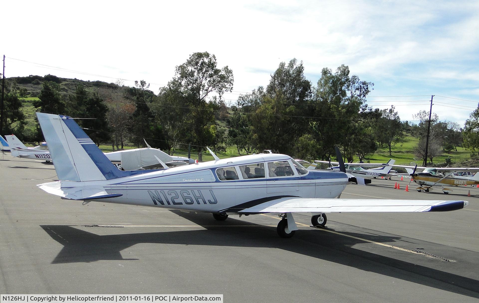 N126HJ, 1969 Piper PA-24-260TC Comanche Turbo C C/N 24-4878, Parked in transient parking
