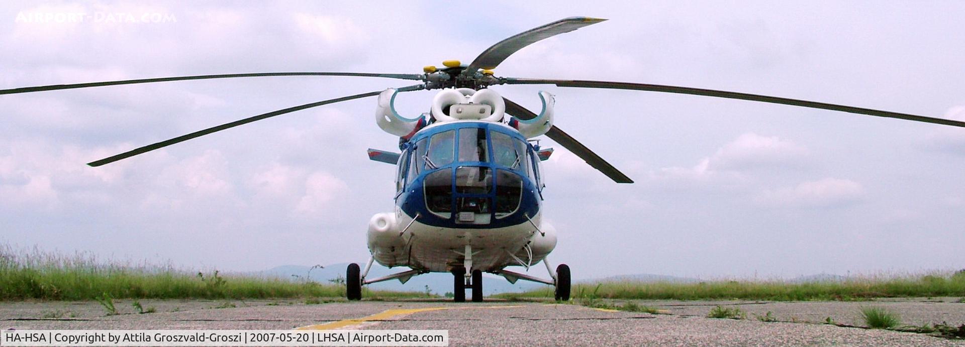 HA-HSA, 1980 Mil Mi-8T C/N 7970, Szentkirályszabadja Airport - Hungary