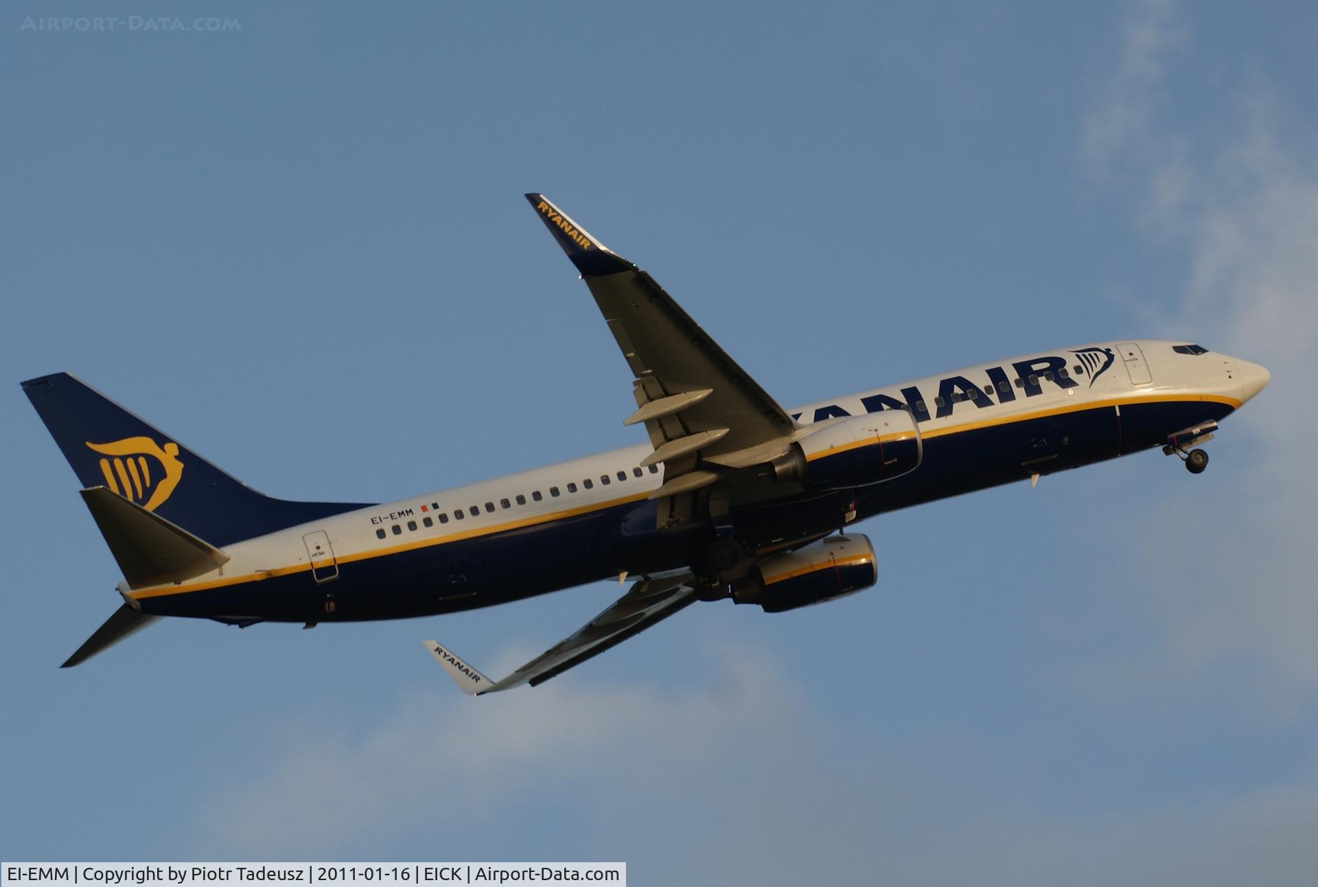 EI-EMM, 2010 Boeing 737-8AS C/N 38514, Cork