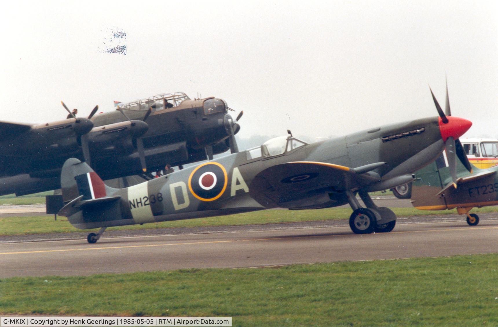 G-MKIX, 1943 Supermarine 361 Spitfire F.IXc C/N CBAF.IX.2200, Memorial Air Display 05 May 1985