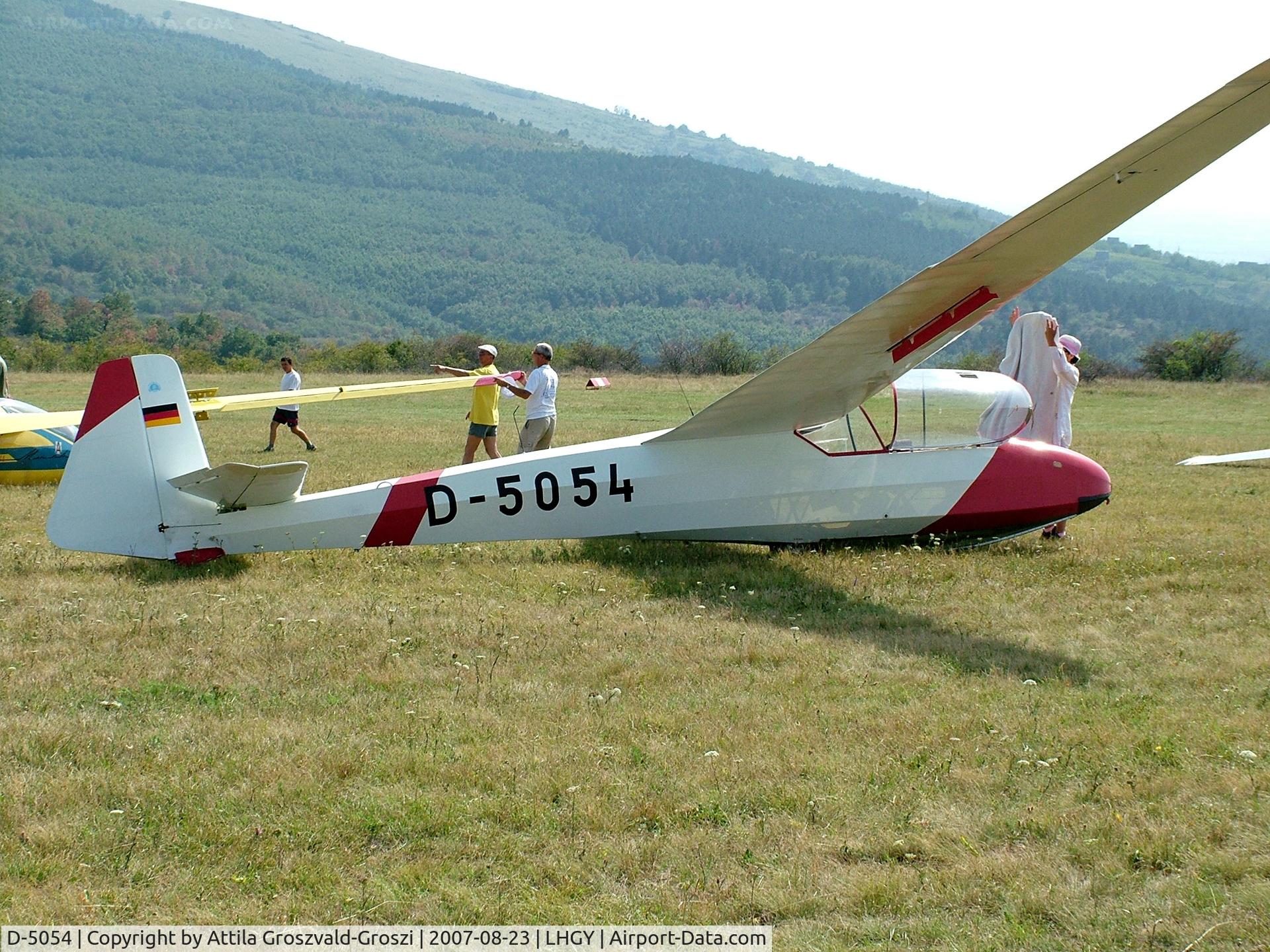 D-5054, Schleicher Ka-7 Rhonadler C/N 7144, Gyöngyös-Pipishegy Airfield - Hungary