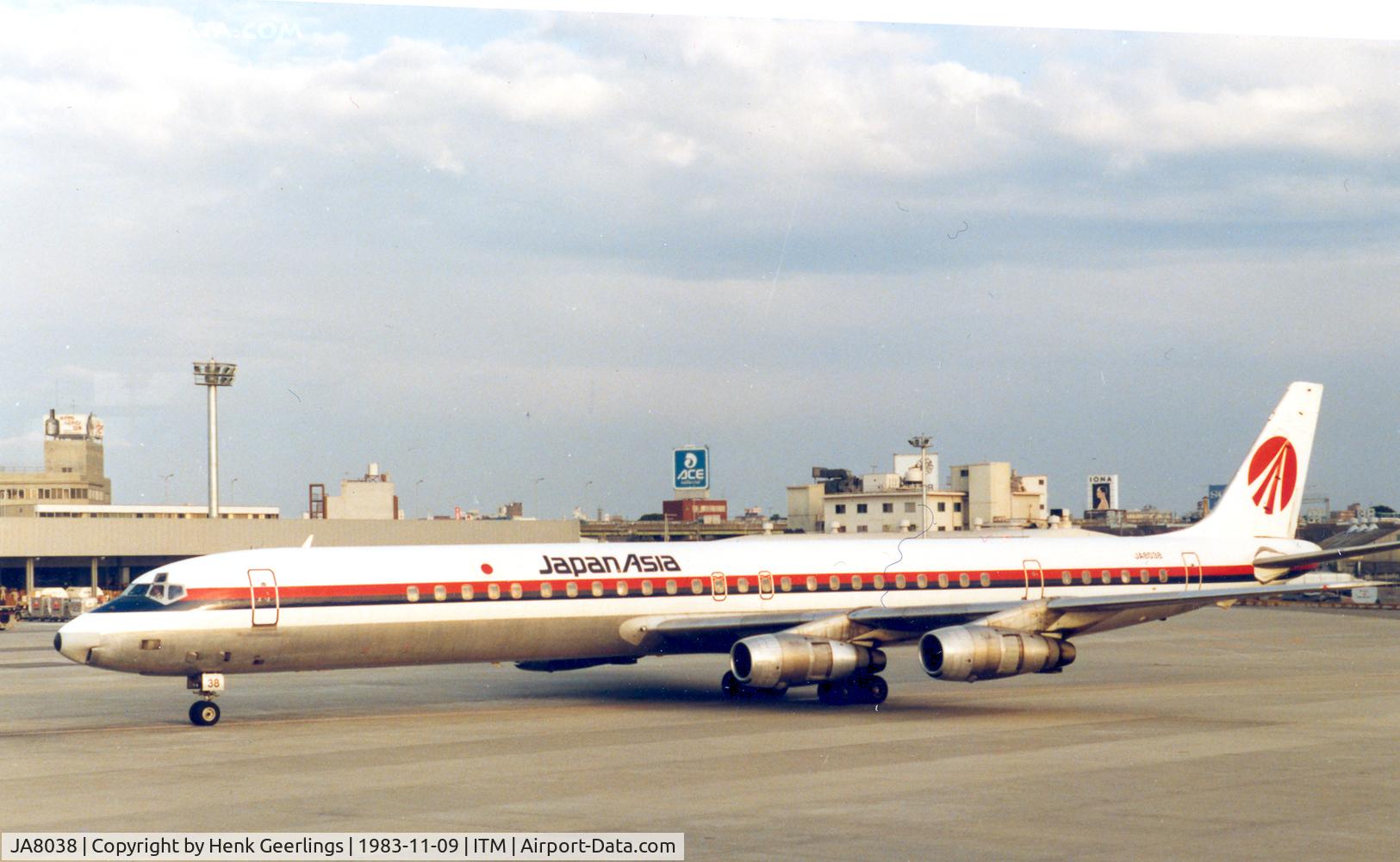 JA8038, 1969 Douglas DC-8-61 C/N 46031, Japan Asia , Nov '83