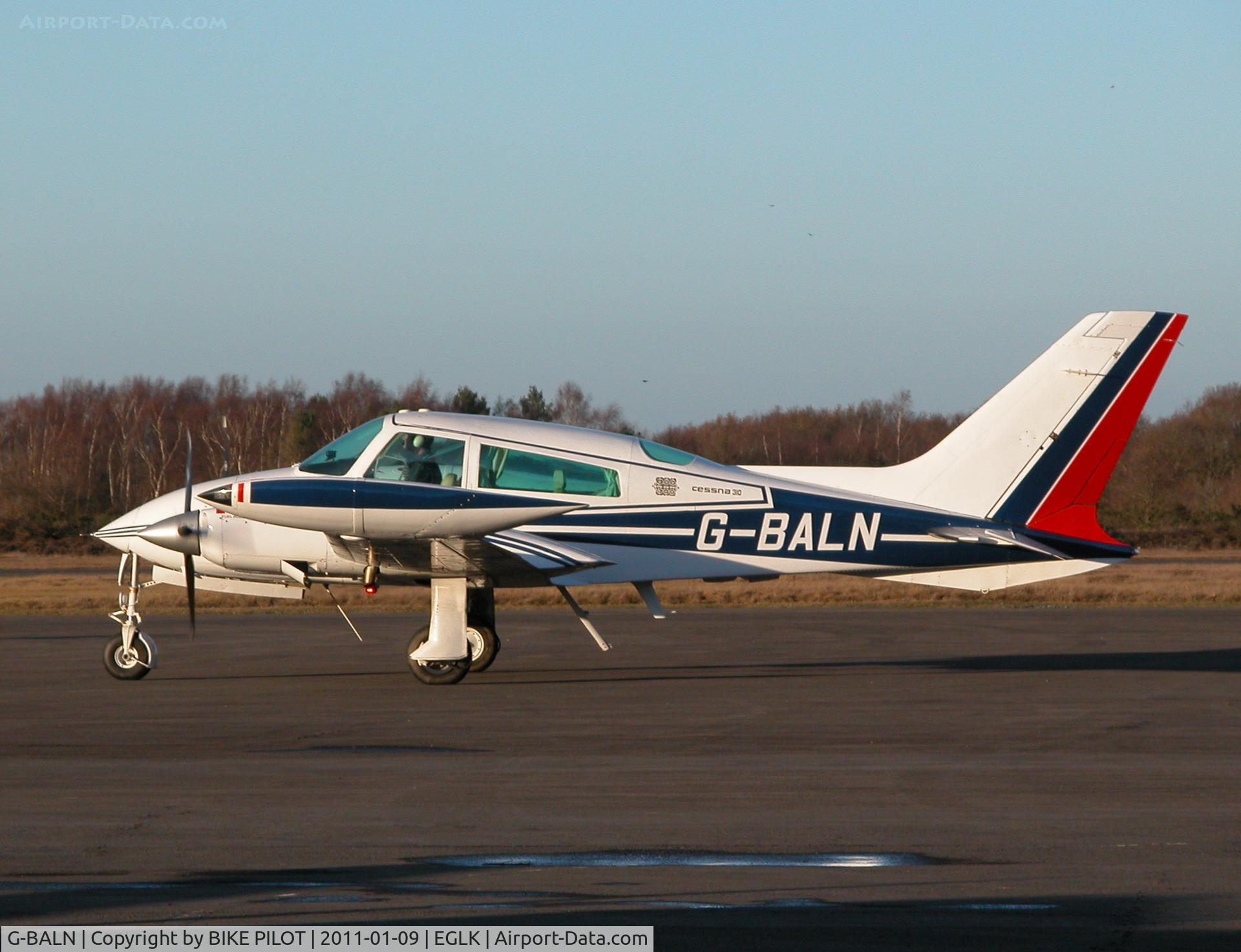 G-BALN, 1973 Cessna T310Q C/N 310Q-0684, Nice looking T310Q at the pumps