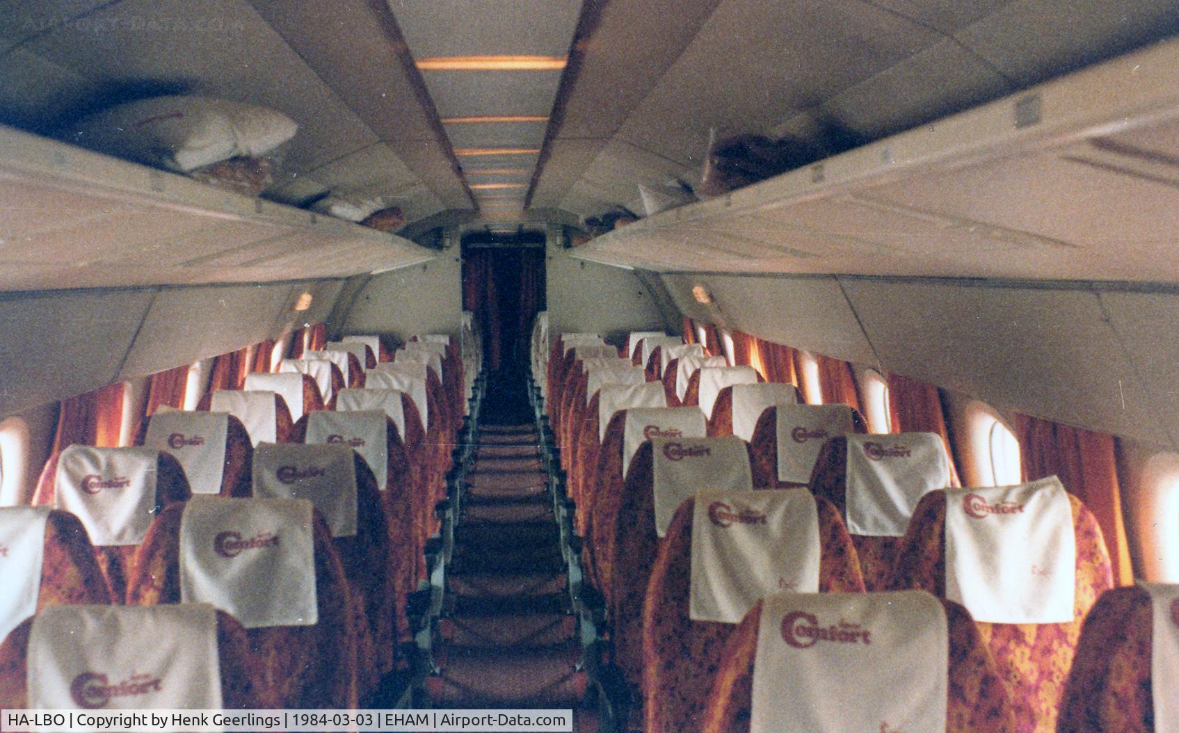 HA-LBO, 1974 Tupolev Tu-134A-3 C/N 17103, Malev March 1984