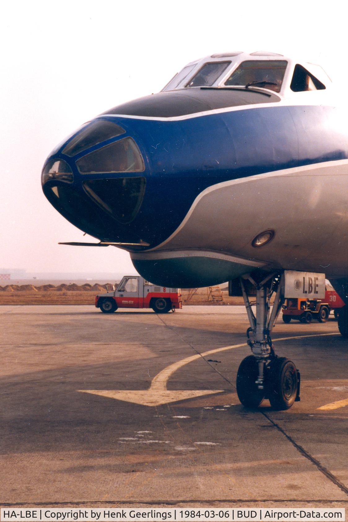 HA-LBE, 1969 Tupolev Tu-134 C/N 8350802, Malev , TU-134