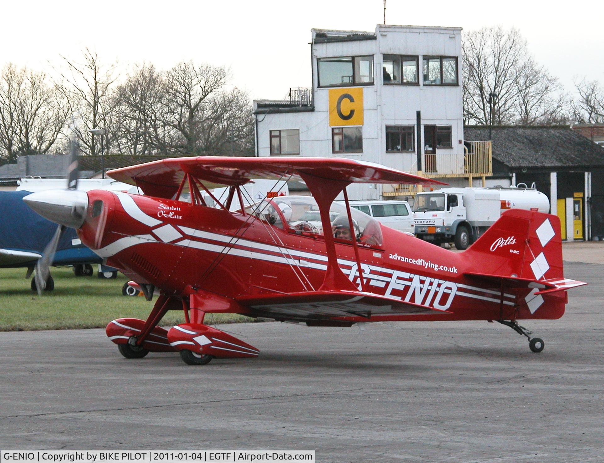 G-ENIO, Pitts S-2C Special C/N 6083, Taxying out for a local flight