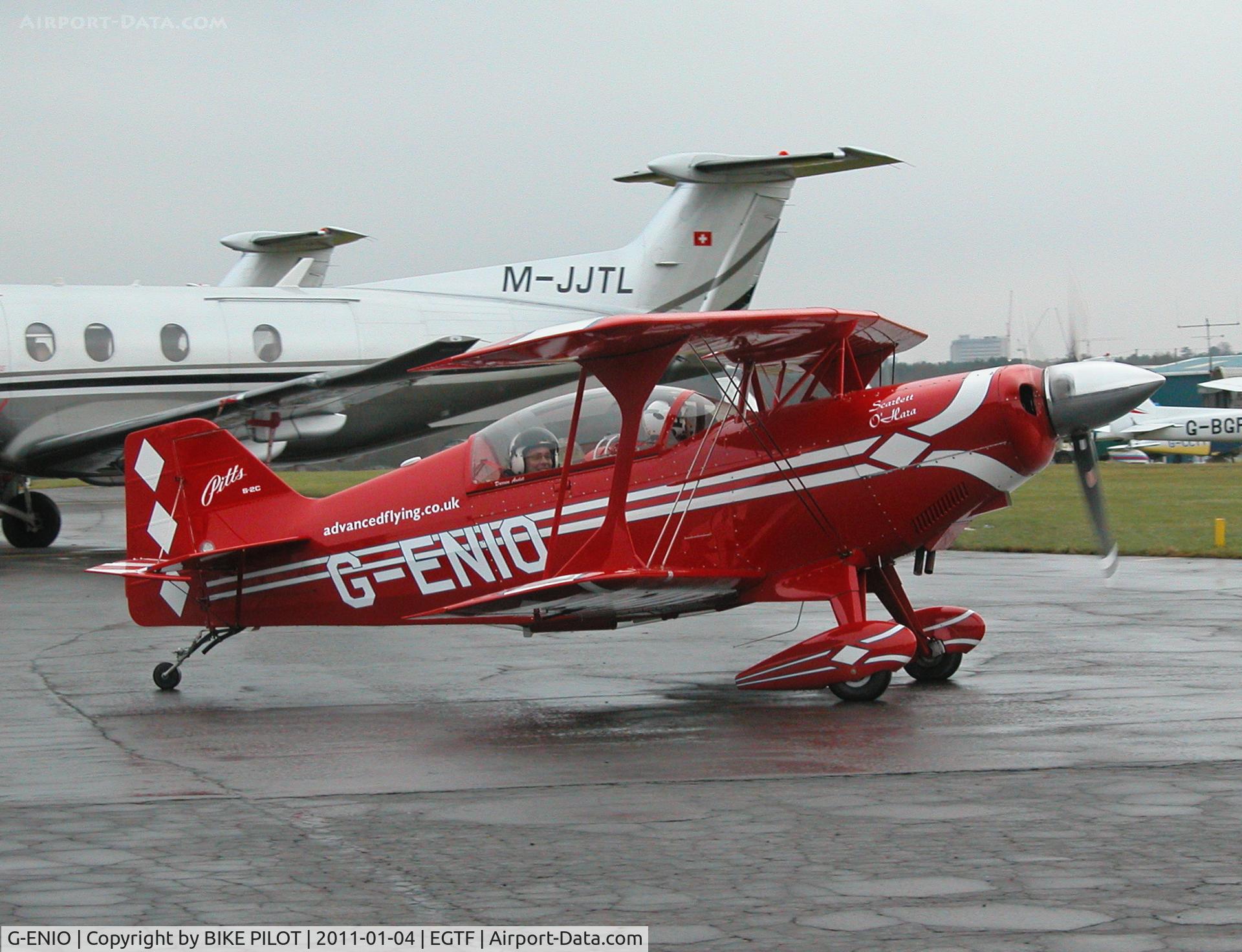 G-ENIO, Pitts S-2C Special C/N 6083, Returning from local flight