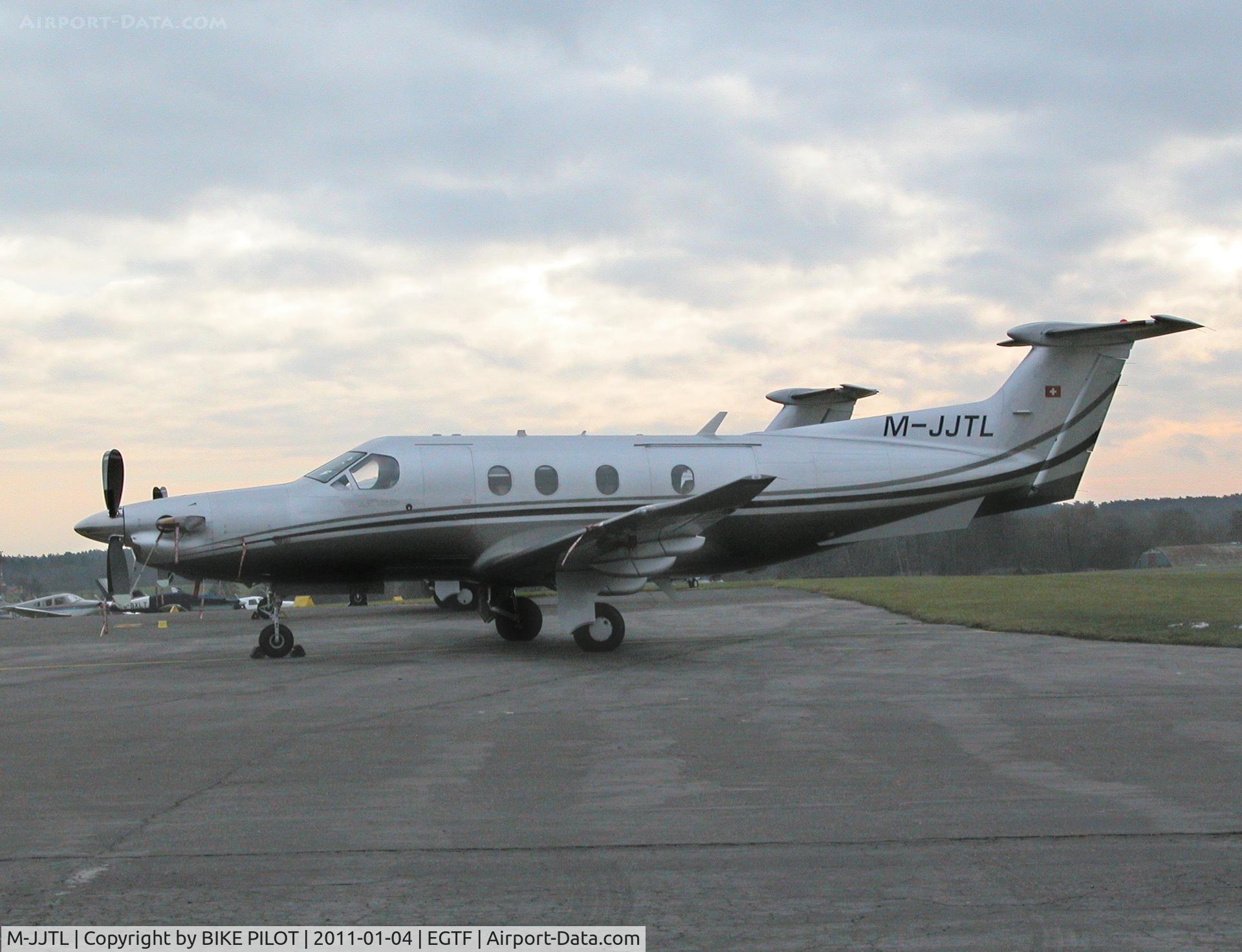 M-JJTL, 2009 Pilatus PC-12/47E C/N 1126, Manx registered PC12